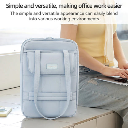 2025 new style Laptop Shoulder Bag Multi-purpose Tote Bag Simple Commuter IPad Protective Bag Handbag for business trave