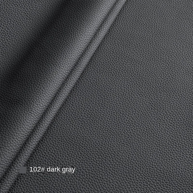 Litchi Textured PU Leather Fabric Thickened for Sofa Car Seats Designer Handmade Diy Sewing Material Cloth By The Meter