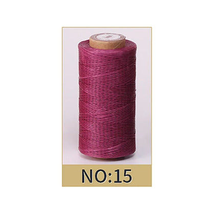 50M 0.8mm Thickness Waxed Thread For Leather Waxed Cord For Diy Handicraft Tool Hand Stitching Thread Flat Waxed Sewing Line