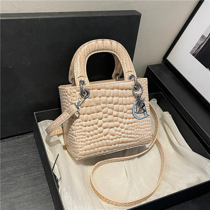 Elegant Leather Crossbody Bag For Women Luxury Designer Shoulder Handbag Classic Tote Purse Ladies Stylish Diaper Bags