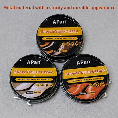 Faux leather shoe polishing kit - Leather care agent shoe care cream colorless shoe wax car leather care and interior cleaner