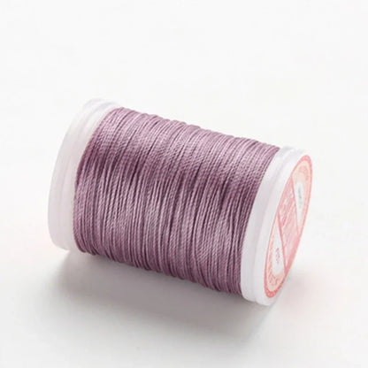 Waxed Thread For Leather DIY Accessories Leather Craft Sewing Thread Round Waxed Thread Polyester Cord Wax Coated Strings