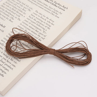 1mm Waxed Thread Polyester Waxed String for Crafts Leather Sewing Jewelry Making DIY Tools High Strength Waterproof Waxed Cord