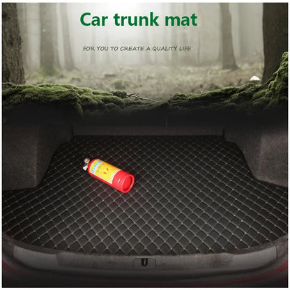 For MG HS 2025 EHS MK2 2024~2026 Leather Car Trunk Mats Waterproof Protective Pad Anti Dirty Tray Liner Car Interior Accessories