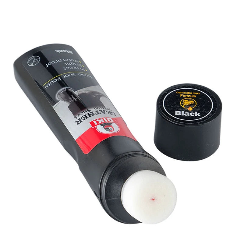 Neutral Brown Black Leather Care Cleaning Liquid Shoe Polish