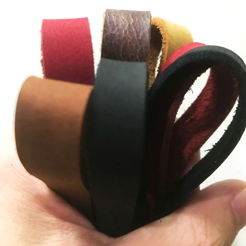 Genuine Leather Keychains first layer Cowhide Weave Lanyard Keyring Men Women Car Key Holder Auto Keyring Accessories Gifts