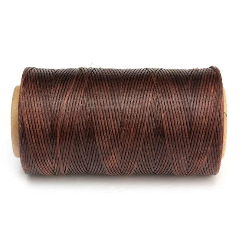 Durable 240 Meters 1mm 150D Leather Waxed Thread Cord DIY Craft Tool Hand Stitching Thread Bookbinding Wallet Sewing Supplies