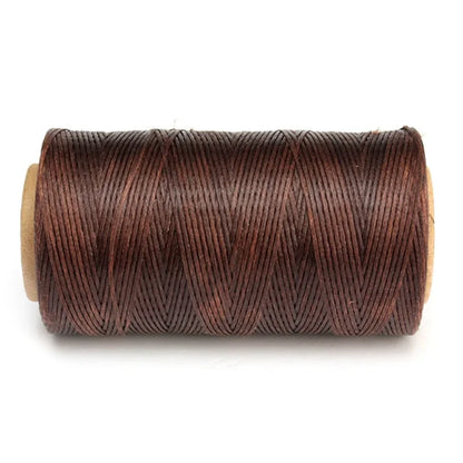 Durable 240 Meters 1mm 150D Leather Waxed Thread Cord DIY Craft Tool Hand Stitching Thread Bookbinding Wallet Sewing Supplies