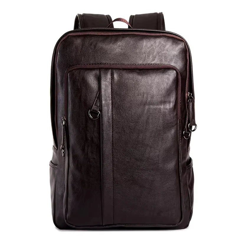 Men's Backpack Men Genuine Leather Backpack For Teenagers Casual Men Backpacks Large Capacity Laptop Backpack Luxury Travel Bags