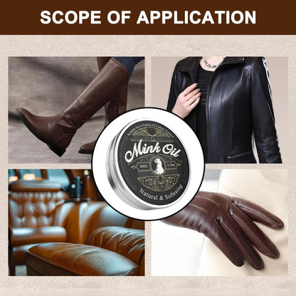 100g Leather Care Cream Paste Natural Leather Conditioner Genuine leather mink cream care oil Refurbishing Restoration Agent