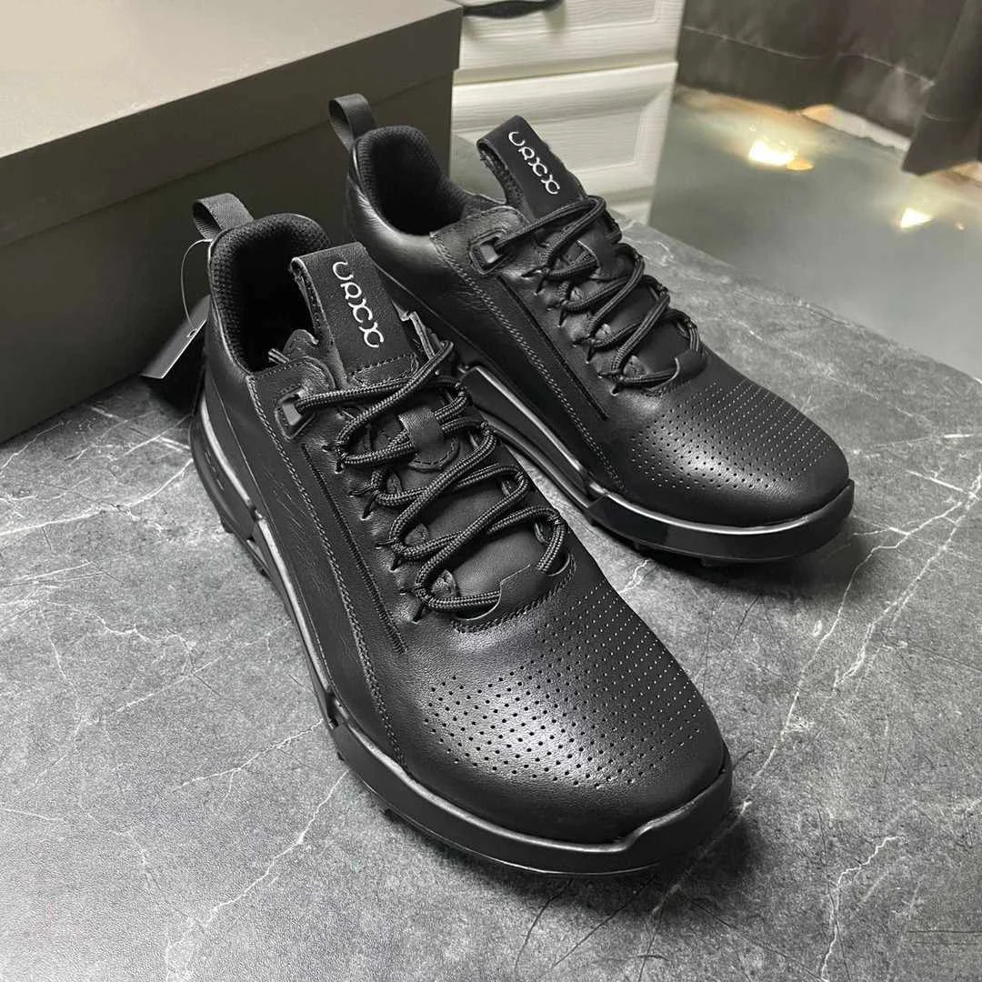 Leather Shoes Men Luxury Brands Designer Trekking Casual Sneaker Stylish Outdoor Athletic Walking Sports Business Young Menswear