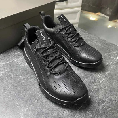 Leather Shoes Men Luxury Brands Designer Trekking Casual Sneaker Stylish Outdoor Athletic Walking Sports Business Young Menswear