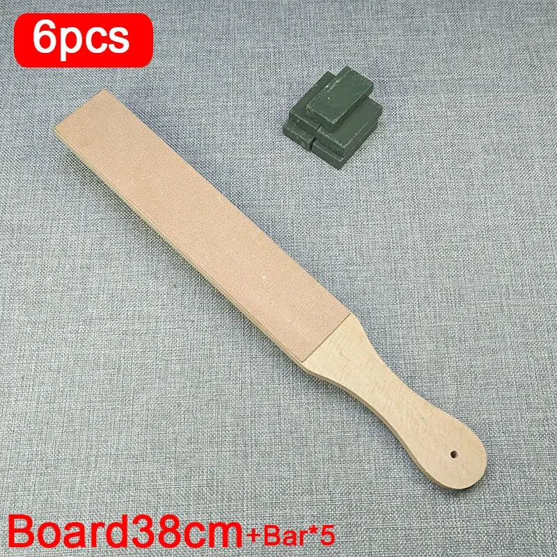 Leather for Knife Sharpening with Polishing Compound - Double Sided Stropping Leather : Knife for Wood Carving and Woodworking.