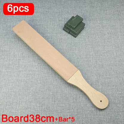 Leather for Knife Sharpening with Polishing Compound - Double Sided Stropping Leather : Knife for Wood Carving and Woodworking.