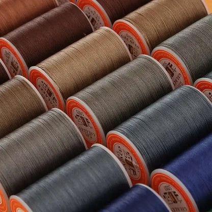Hand High Quality Durable 0.35/0.45/0.55mm Leather Waxed Flat Wax Thread Cord For DIY Handicraft Tool Stitching Thread