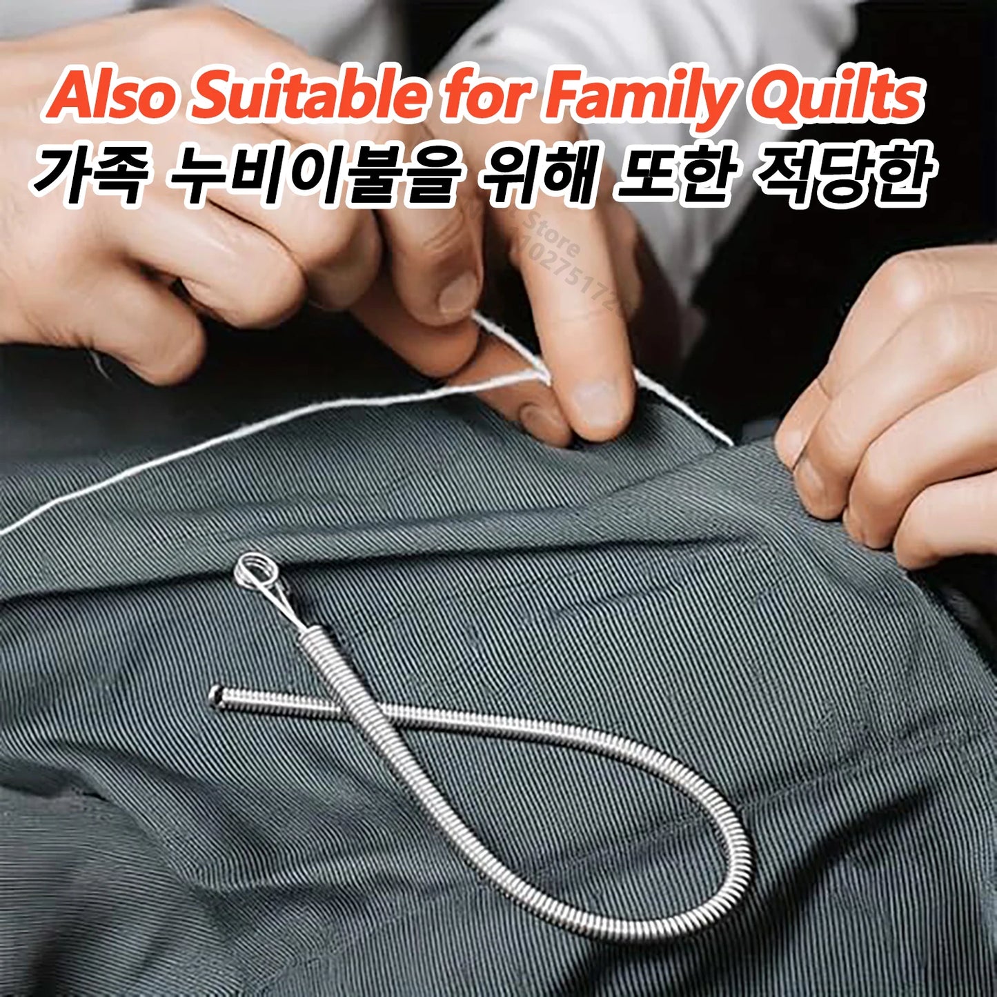iLMH Bendable Spring Drawstring Threader, Pants Hoodies Elastic Band Lace Cord Flexible Drawstring Thread DIY Sewing Accessories
