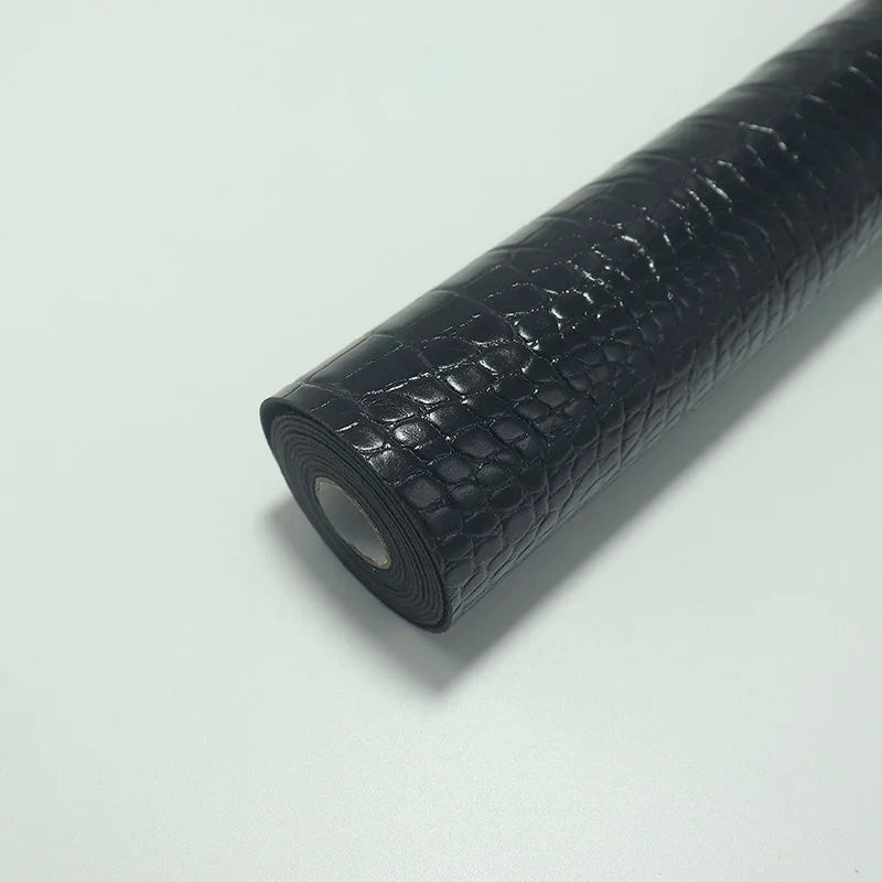 30×135cm Embossed Crocodile Pattern Faux Leather for Decorative Covering Bookbinding Wallet Making Handicrafts DIY Art Projects