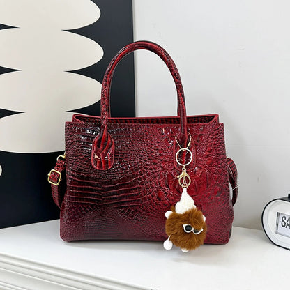 Ladies Quality Leather Shoulder Bags for Women 2026 Luxury Designer Handbags Classic Female Commute Fashion Large Capacity Tote