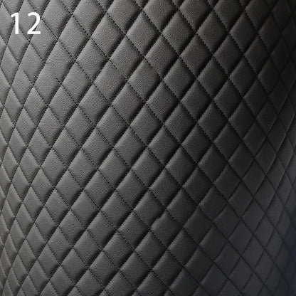 100x158cm Faux Leather Fabric Foam Quilted Padded for Car Interior Seat Cover Sofa Cushion Wear Resistant DIY