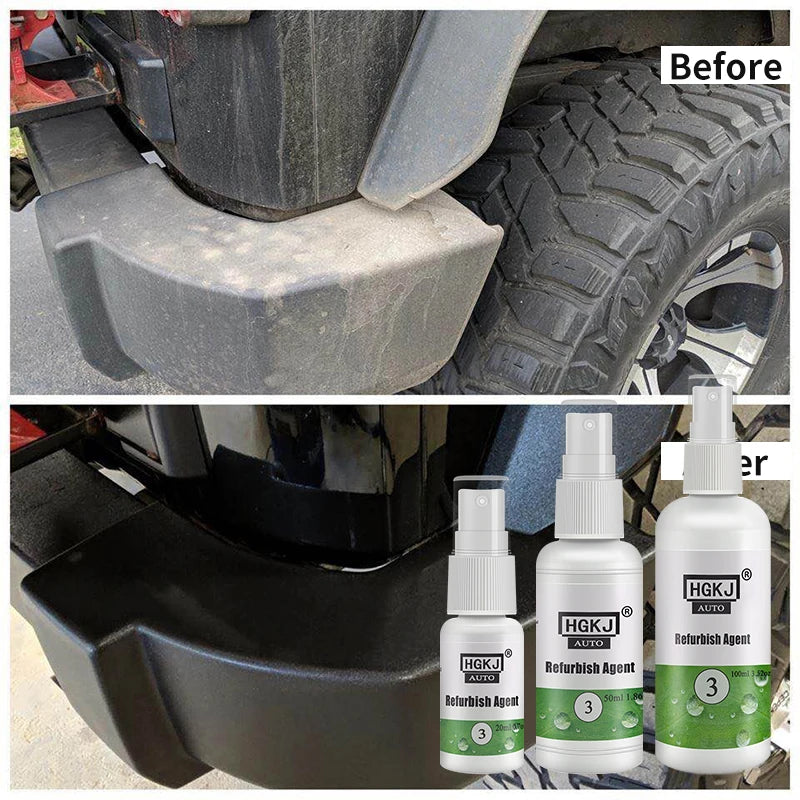 Plastic Leather Renovater Car Interior Conditioner Delay Oxidation Seat Leather Liquid Restore Detailing Cleaner Spray AUTO 3