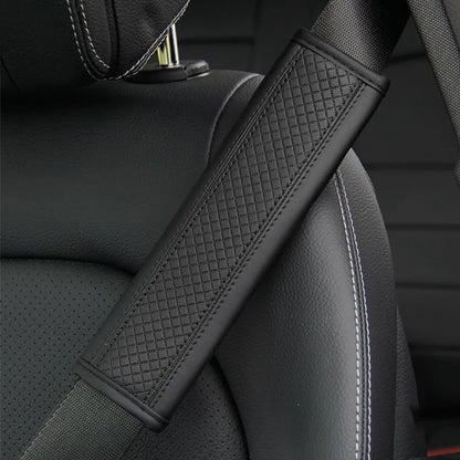 Car accessories seat belt PU Leather Safety Belt Shoulder Cover Breathable Protection Seat Belt Padding Pad Auto Interior Access