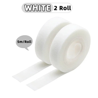5m/roll Cable Ties Reusable Loop Bundle Self Adhesive Fastener Clip Wire Holder Management DIY Accessories Nylon Strap Organizer