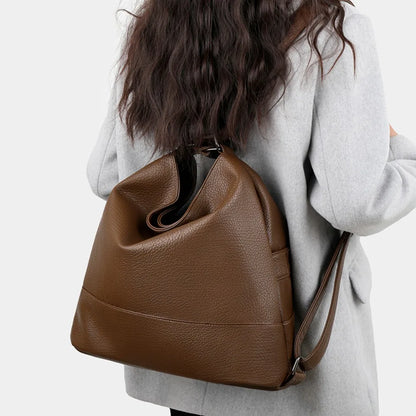Top Quality Leather Backpack Women Bagpack Female Large Capacityf or Commute Travel School Backpack Shoulder Bags for Women Sac