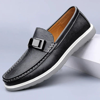 Summer Brand British Style Leather Mens Casual Shoes Designer Loafers Business Driving Shoes Formal Mocassin Men Walking Shoes