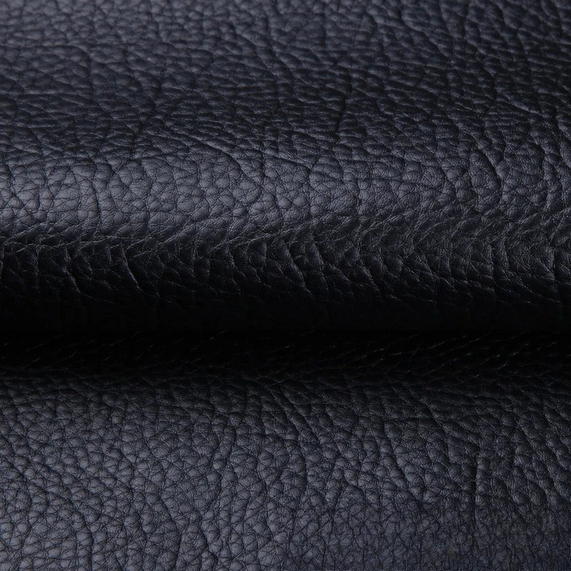 PU Litchi Grain Leather Fabric Waterproof Faux Leather Upholstery Material for Headboard Sofa Furniture DIY Craft