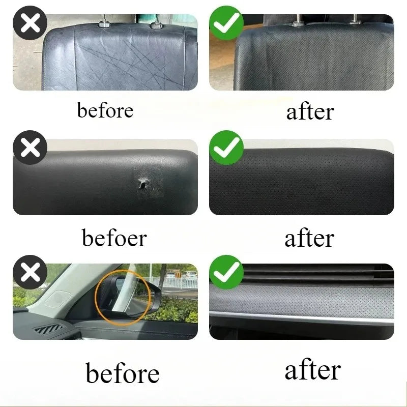 Perforated Leather Fabric Breathable Hole Punch Synthetic Leather Material for Furniture Sofa Car Seat Upholstery DIY Craft