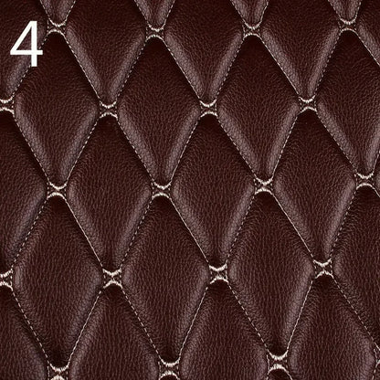 100x158cm Faux Leather Fabric Foam Quilted Padded for Car Interior Seat Cover Sofa Cushion Wear Resistant DIY