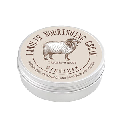 Leather Jacket Care Cream – Lanolin Nourishing Balm, Transparent Conditioner To Restore, Waterproof & Protect Leather Coats