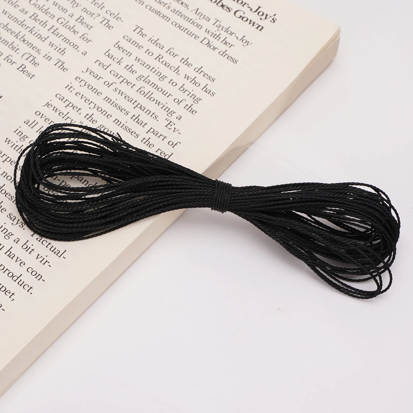 1mm Waxed Thread Polyester Waxed String for Crafts Leather Sewing Jewelry Making DIY Tools High Strength Waterproof Waxed Cord