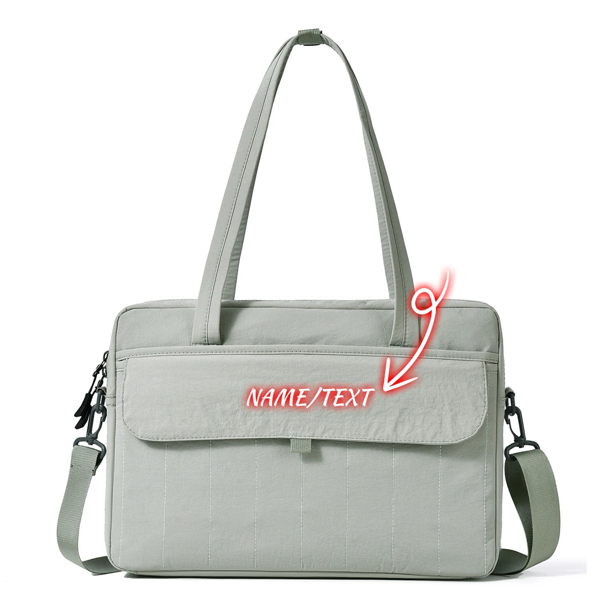 Customized Logo Laptop Bag, High-End Tablet Storage Shoulder Tote Bag,Briefcase, Commuter Handbag, Women's iPad Personalized DIY