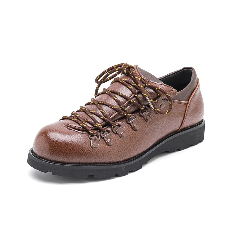 Men's Fashion Leather Shoes Classic luxury designer style Work Office Outdoor Hot selling trendy young shoes Handsome New