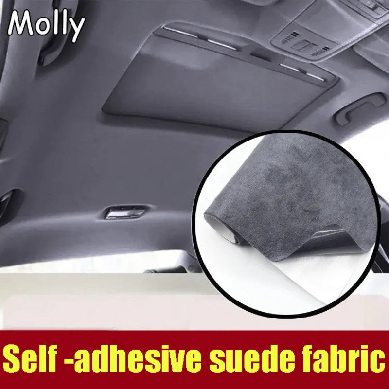 200x150cm Self-adhesive Suede Fabric Adhesive Faux Leather for Car Interior Modification Velvet Leather Repair Patches for Sofa