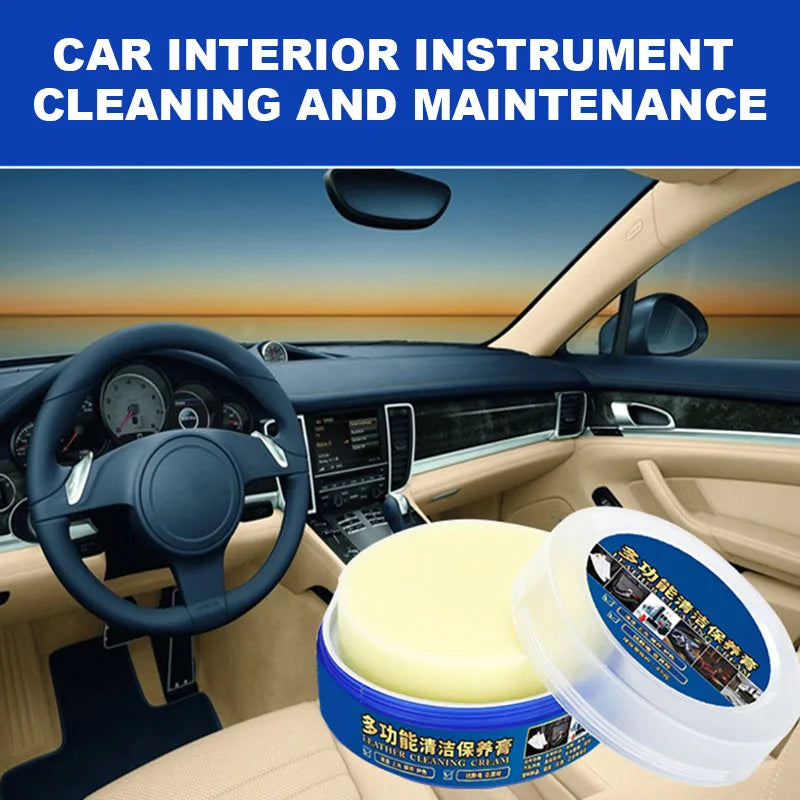 3 In 1 Deep Leather Conditioner Cream Restores Leather Surfaces Use On Leather Furniture Car Seats Shoes Bags