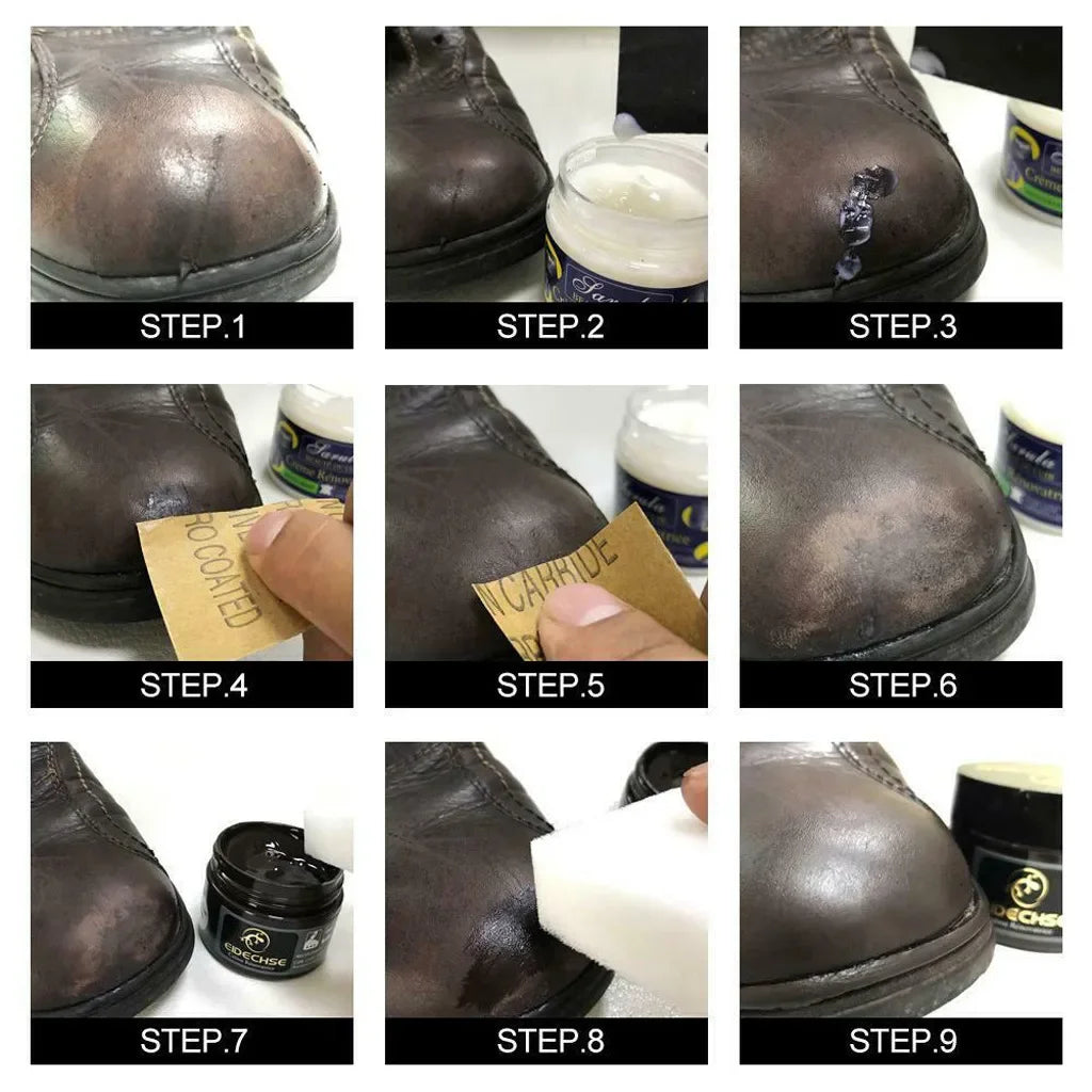 Leather Filling Paste 30ml Natural Leather Filler Repair Compound Leather Restoration Cream For Tears Crack Burns Holes Filler