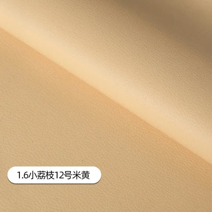 Litchi Pattern Leather Fabric Upholstery Per Meter for Car Interior Bag Chairs Diy Sewing Waterproof Wearable Soft Cloth Plain