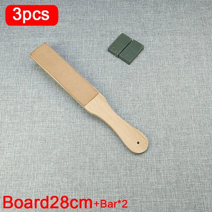 Leather for Knife Sharpening with Polishing Compound - Double Sided Stropping Leather : Knife for Wood Carving and Woodworking.