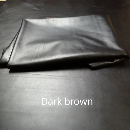 0.7/0.8mm Dark Brown Sheepskin. First Layer Leather. Real Leather Fabric. DIY For Clothes Leather Skirt. Whole Sheepskin