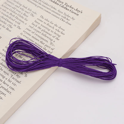 1mm Waxed Thread Polyester Waxed String for Crafts Leather Sewing Jewelry Making DIY Tools High Strength Waterproof Waxed Cord