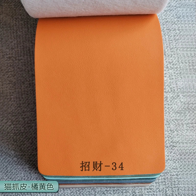 Synthetic Leather Fabric Cat Scratch Proof By The Meter for Upholstery Chair Sofa Cushion Sewing Cloth Wearable Waterproof Soft