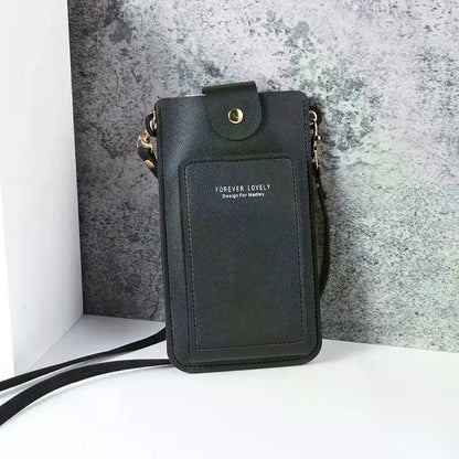 Women Bags Soft Leather Wallets Touch Screen Cell Phone Purse Crossbody Shoulder Strap Handbag For Female Cheap Women's Bags