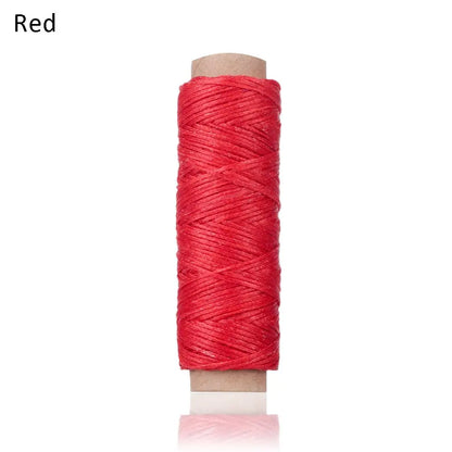 30m/roll Waxed Thread Cotton Cord String Strap Hand Stitching Thread for Leather Handicraft Tool Material Accessories