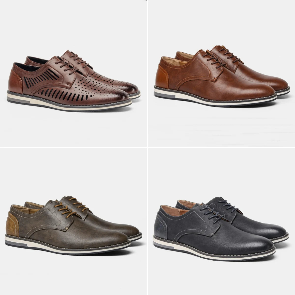 Leather loafer men fashion comfortable 2024 brand casual shoes men