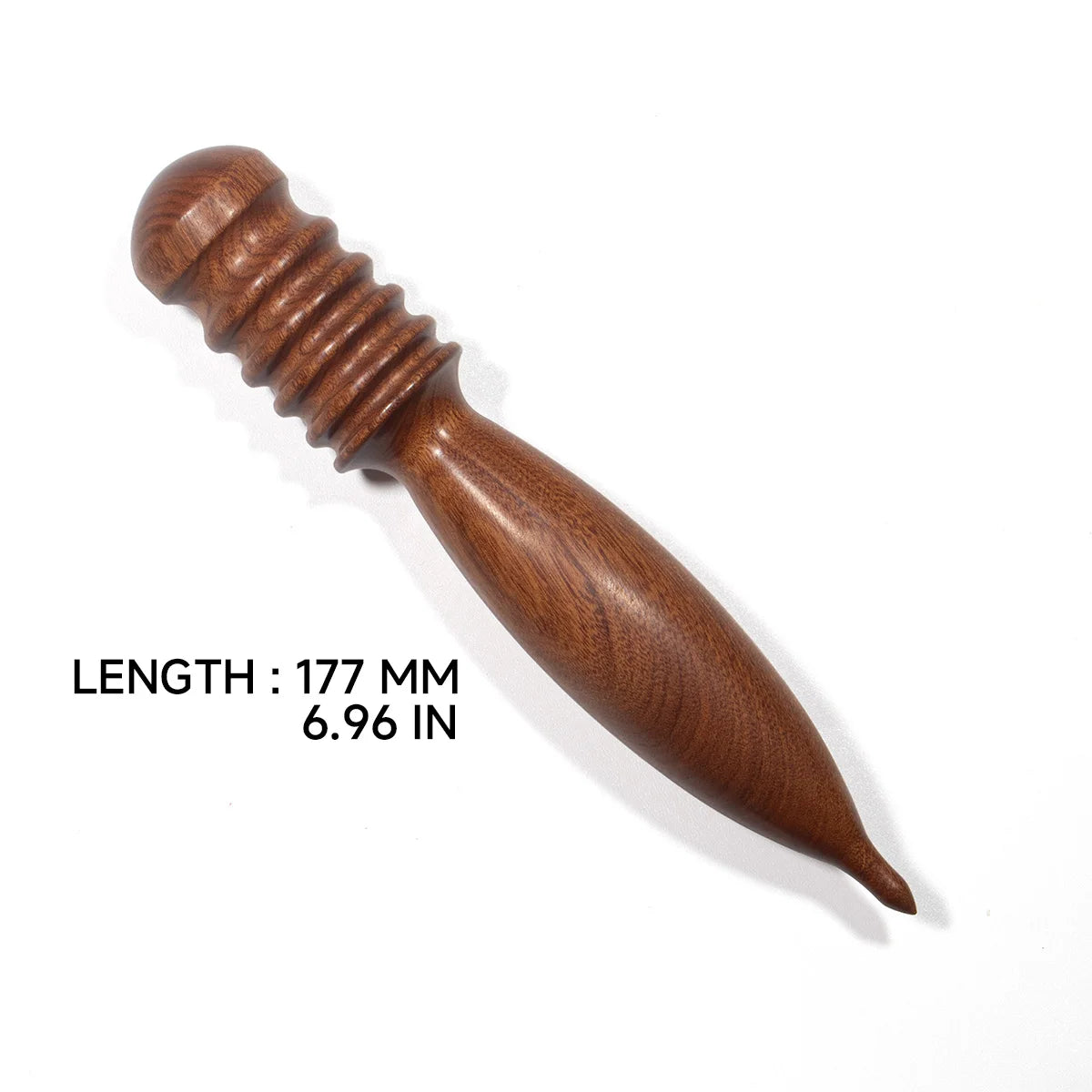 Solid Leather Edge Polishing Tool Professional Wooden Multiuse Light-Weight Leather Burnishing Tool DIY