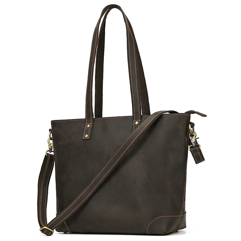 2024 New Arrivals Women Handbag Brand Fashion Leather Shoulder Bag For Woman Female Bag Big Bags Work Totes Cowskin Lady Purse