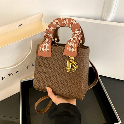 Luxury Leather Tote Bag for Ladies - Water-Resistant Designer Inspired Handbag with Interior Organizer