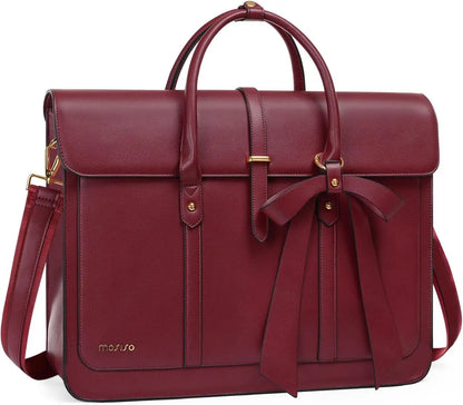 Laptop Bag 13 14 15 16 inch for MacBook Air Pro M4 M3 M2 HP Notebook PU Leather Backpack Messenger Bag Handbag Women Briefcase